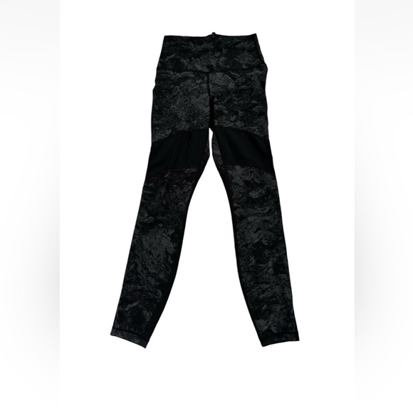 Lululemon Beach Break Paddle Tight Marble Titanium Deep Coal Swim Tights Size 4 - Picture 1 of 7